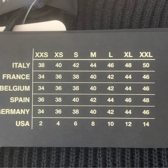 NWT TWINSET Tie Waist Black Sheer Knit Top Midi Dress Scoop Neck LBD Size S (6) - Picture 12 of 16